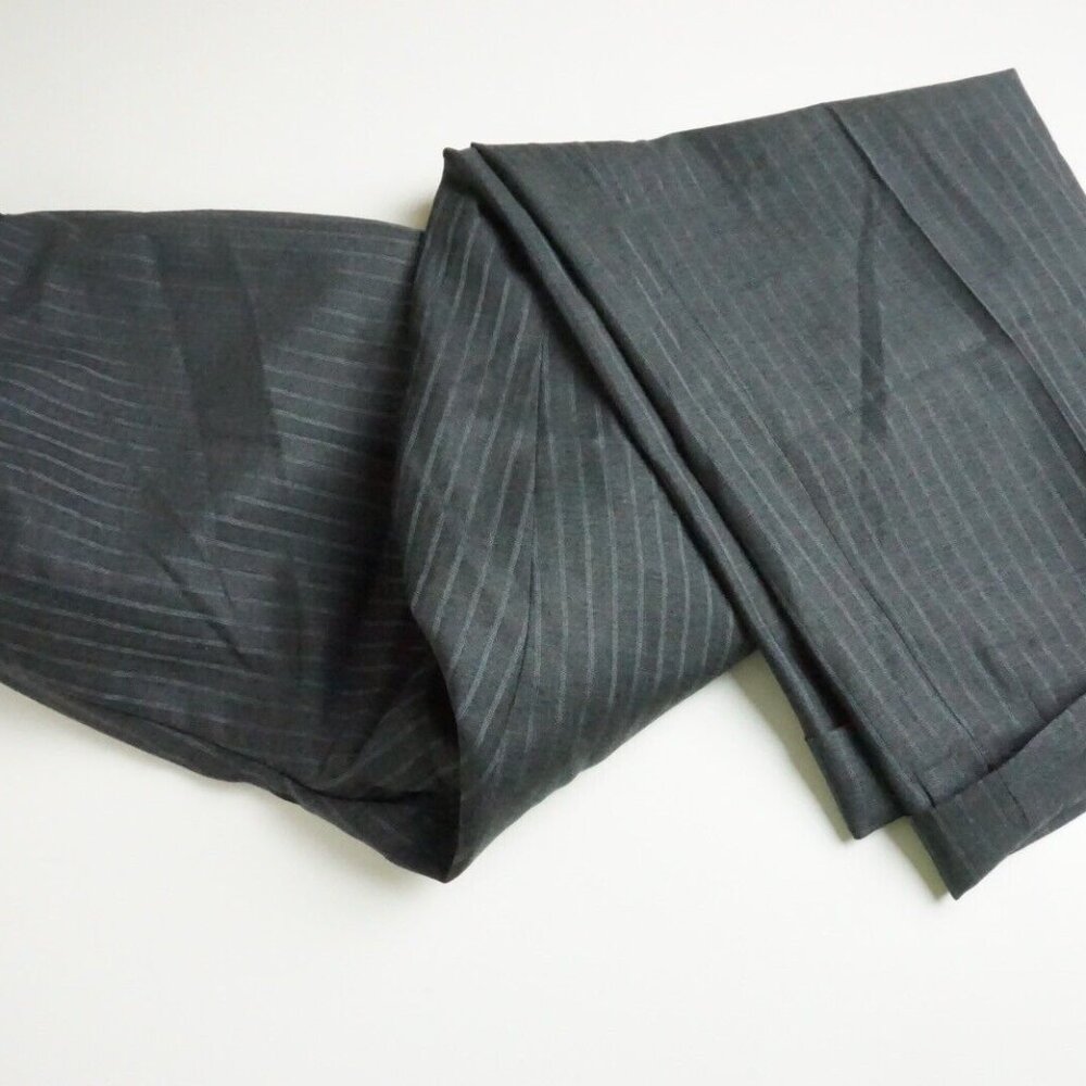Canali 1934 CURRENT Gray Blue Striped 100% Wool 2 Pc Suit Jacket Pants Sz 42R - Picture 10 of 11